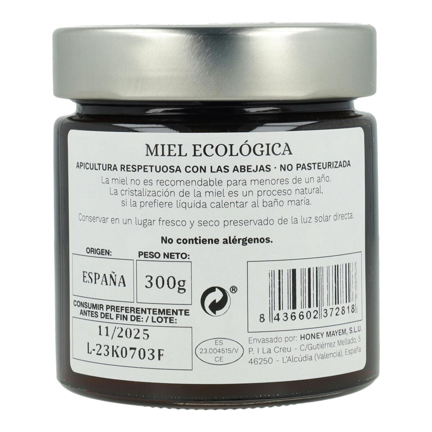 Mel de urze biológico Mayem 300 g