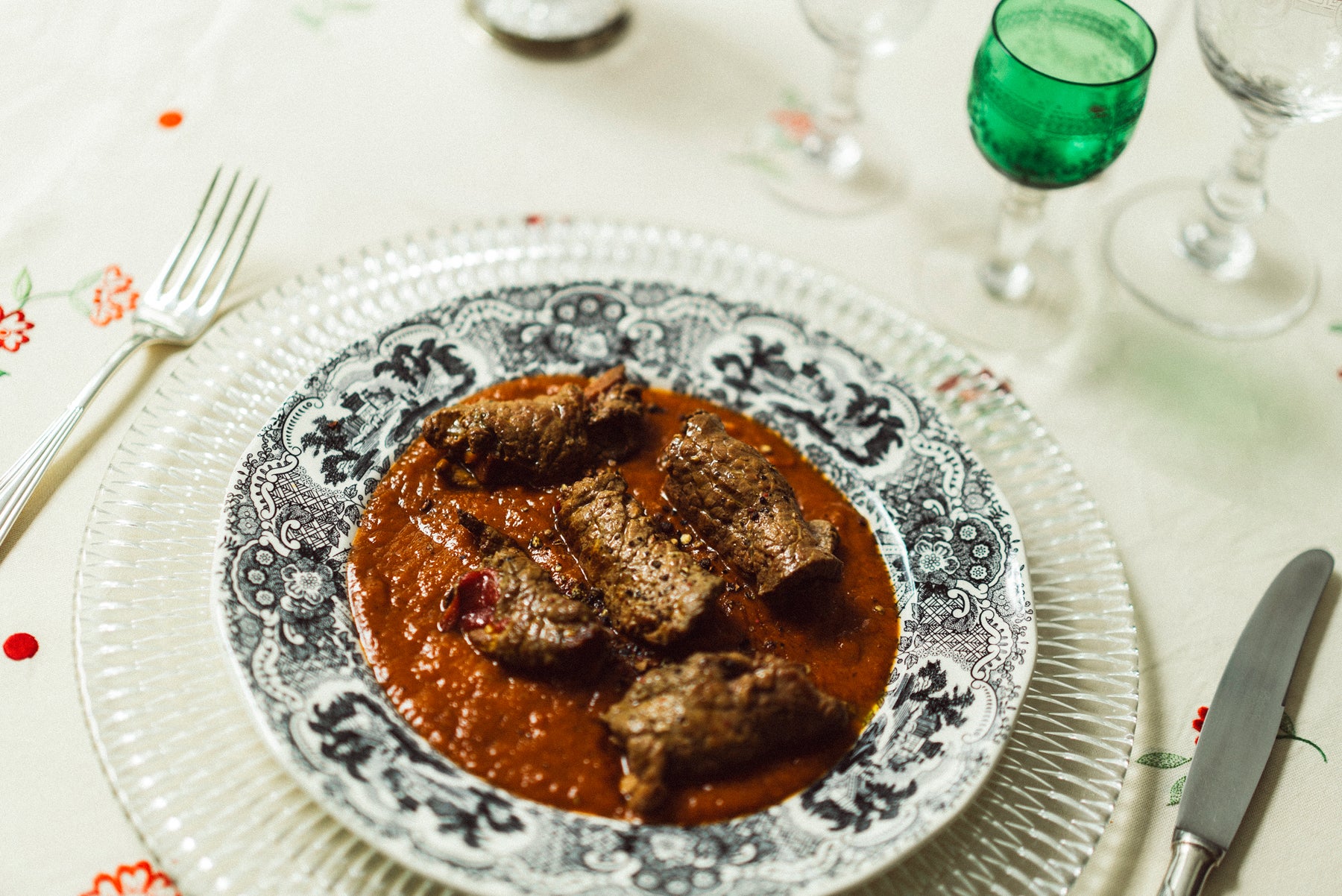 Rollitos De Ternera En Salsa De Pimiento Al Brandy_4