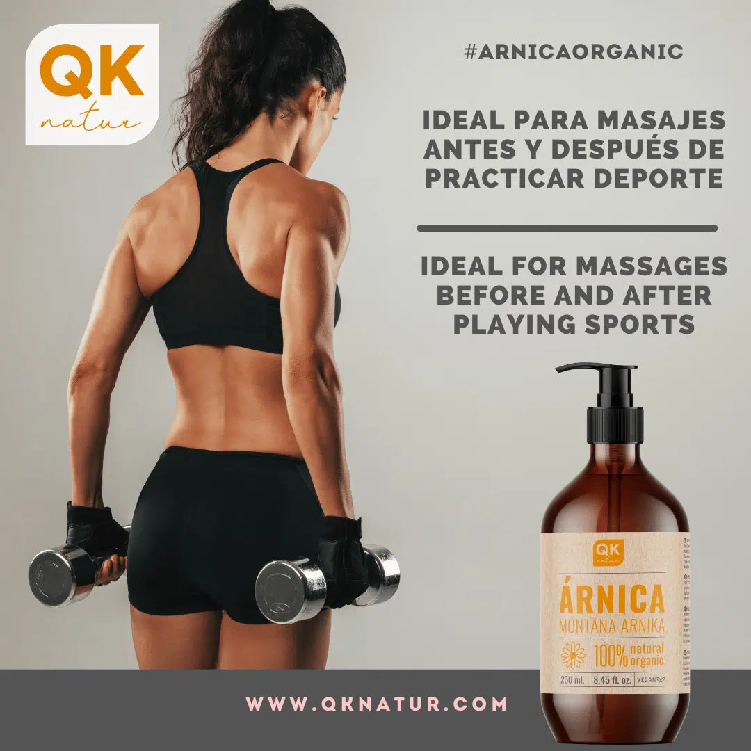 Qknatur Arnica - Aceite Macerado De Árnica Montana 100% Puro - Bio - Orgánico - Vegetal - 250 Ml_2