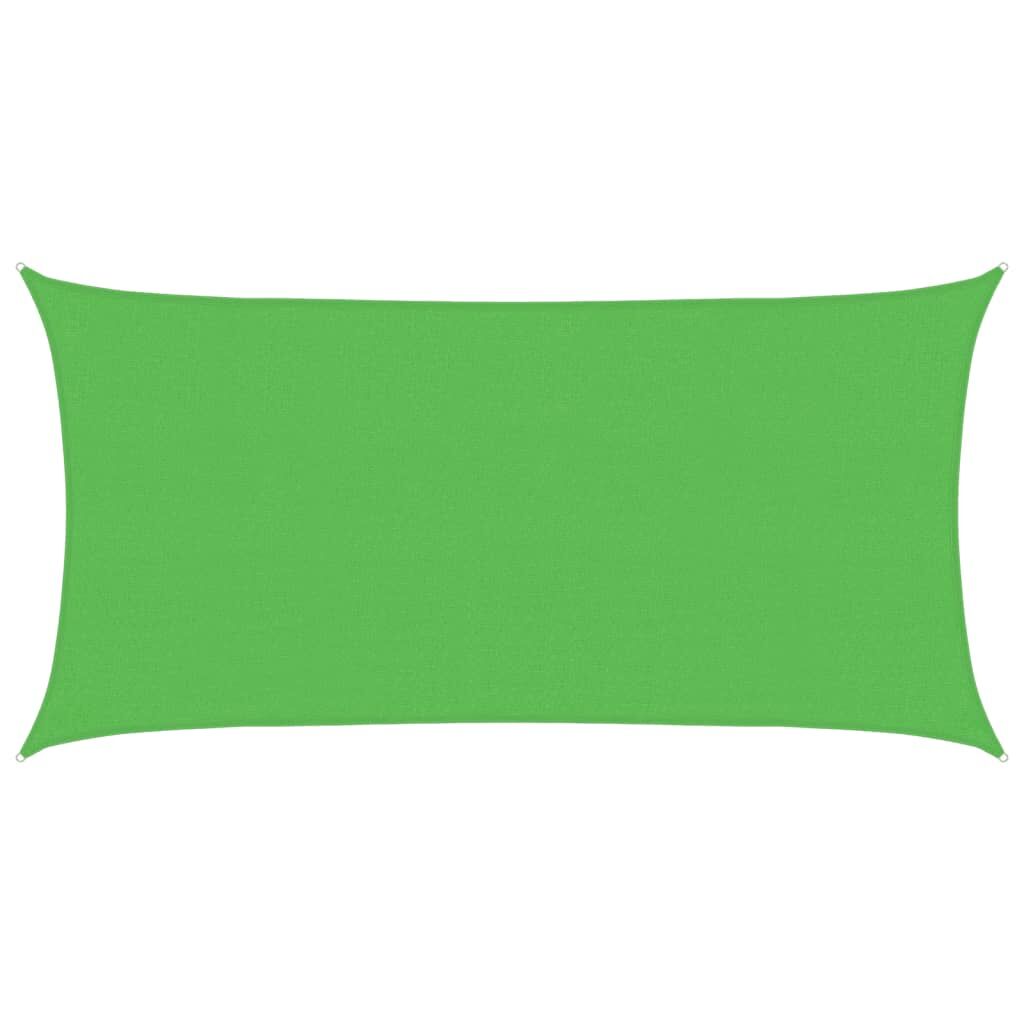 Vidaxl Toldo De Vela Hdpe Verde Claro 160 G/m² 2x4 M_0
