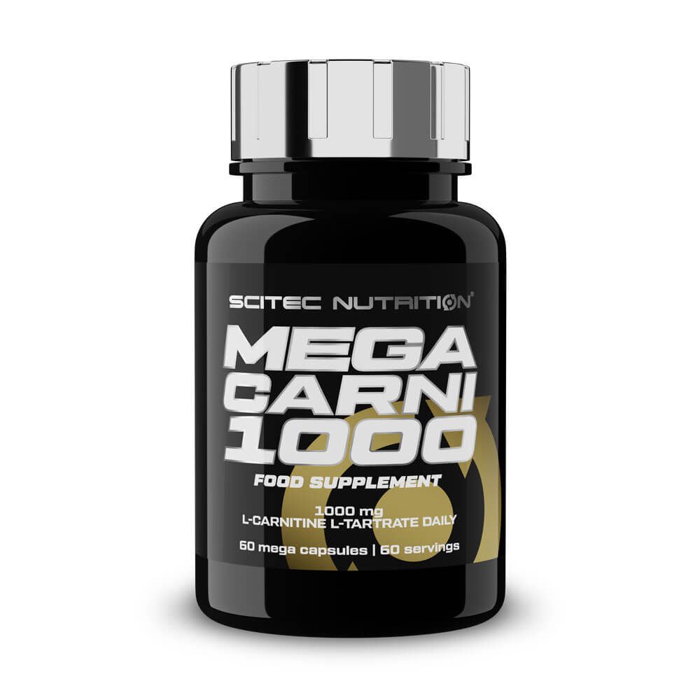 Mega Carni 1000mg - 60 Mega Cápsulas - L-carnitina - Scitec Nutrition_0