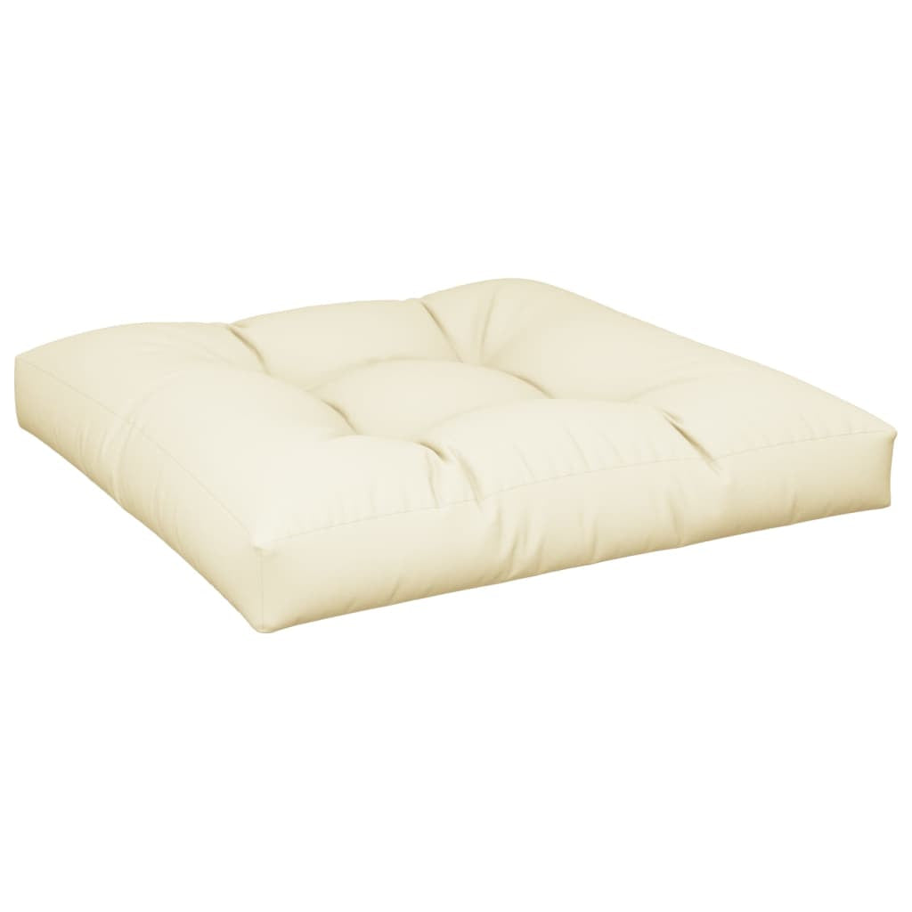 Vidaxl Cojín Para Sofá De Palets Tela Crema 80x80x12 Cm_3