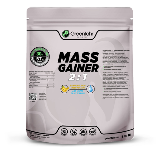 MASS GAINER 2:1 sabor baunilha Green Tahr 1,2k