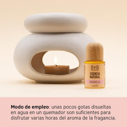 Esencia Natural Magnolia SYS Aromas 12 ml | Aroma Floral y Dulce | Para Quemadores y Humidificadores_4