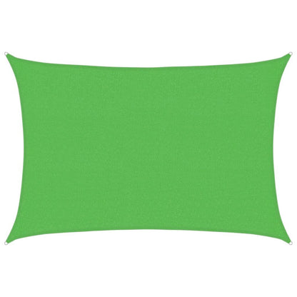 Vidaxl Toldo De Vela Verde Claro Hdpe 160 G/m² 2,5x3,5 M_0