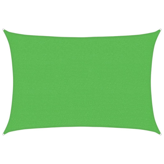 Vidaxl Toldo De Vela Verde Claro Hdpe 160 G/m² 2,5x3,5 M_0
