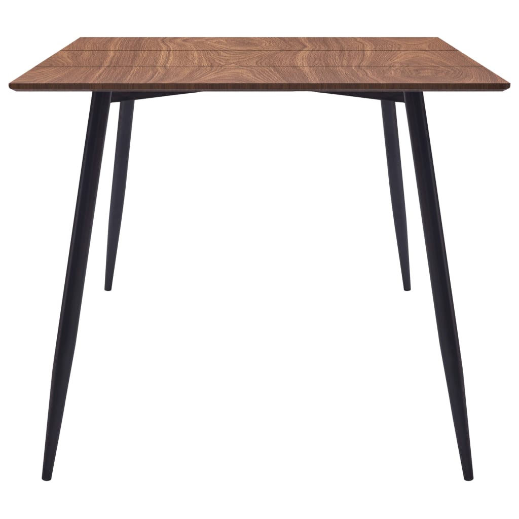 Mesa De Comedor De Mdf Marrón 180x90x75 Cm_1