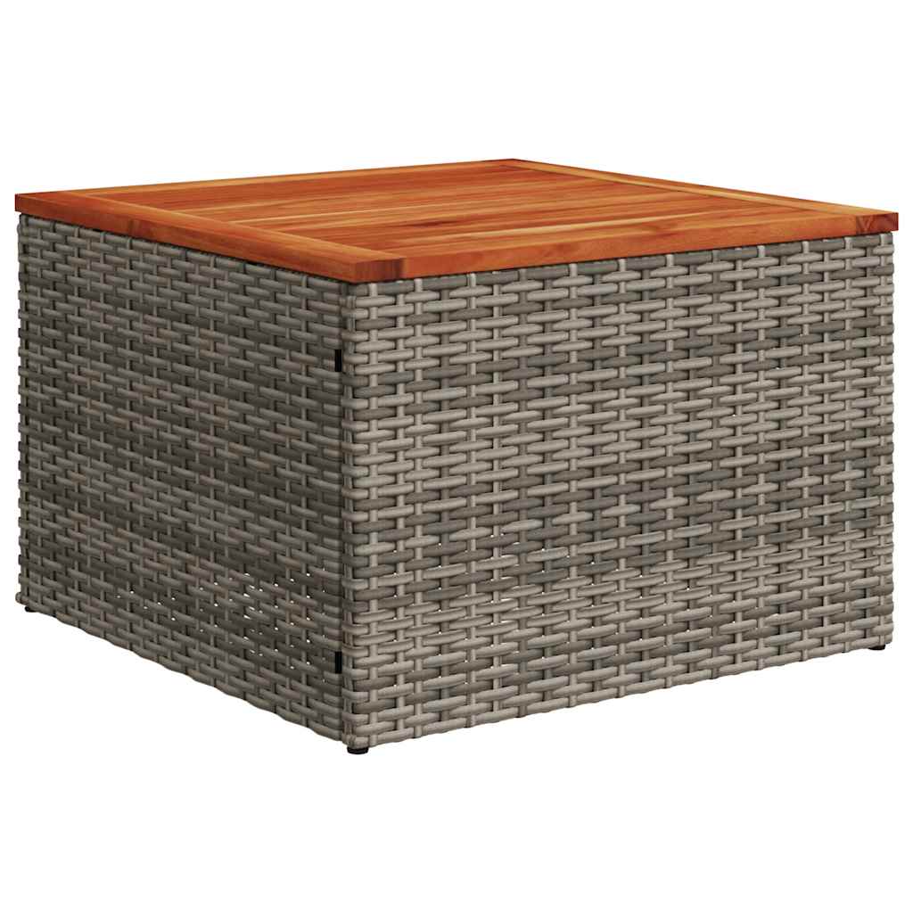 Set De Sofás De Jardín Y Cojines 8 Piezas Ratán Sintético Gris / Vetonek_2