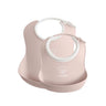 Conjunto de 2 babetes em azul pastel