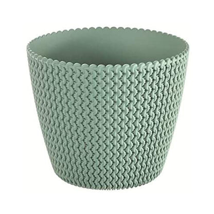 Maceta Redonda 18,6l Prosperplast Splofy De Plastico En Color Menta, Ø34,1 X 28,9 Cm_0