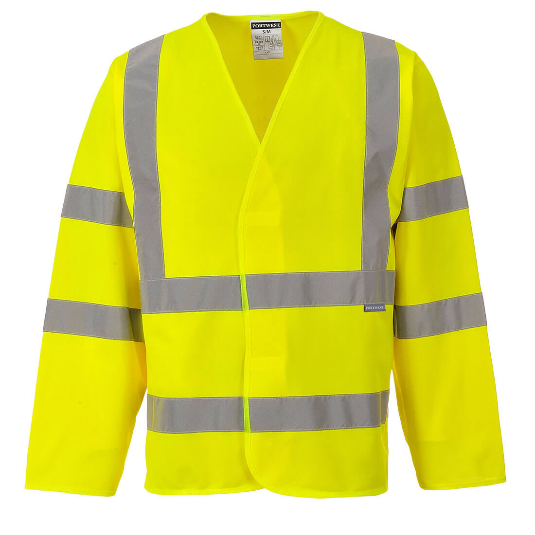 Chaqueta Manga Larga De Alta Visibilidad Con Tirantes Y Dos Bandas / Xx/3x / Amarillo_0