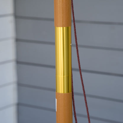 Outsunny Sombrilla De Jardín Ø300 Cm Con Sistema De Polea Y Techo Ventilado_3