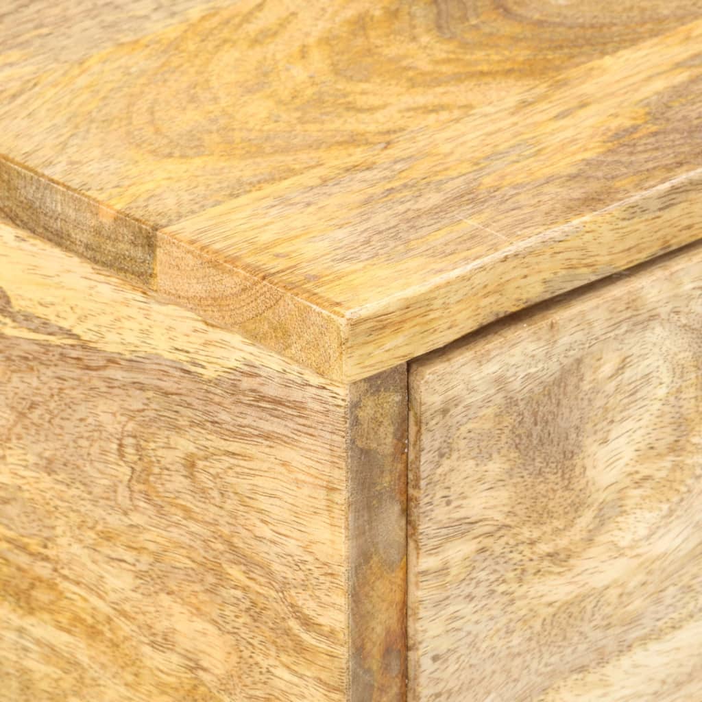 Mesa Consola De Madera Maciza De Mango 115x35x76 Cm_4