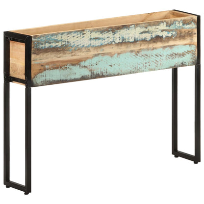 Jardinera De Madera Maciza Reciclada 90x20x68 Cm_1