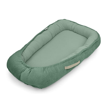 Cuna Nido Colecho Bebe Muselina Salvia_4