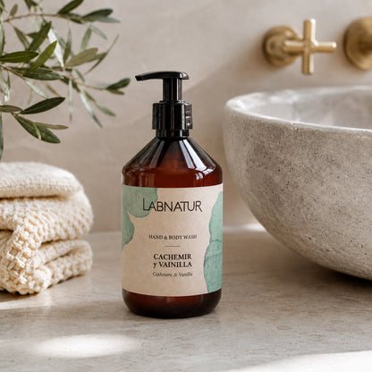 Jabón Manos y Cuerpo Cachemir y Vainilla Labnatur 500 ml | Aroma Dulce y Cálido | Limpieza Suave | Vegano_2