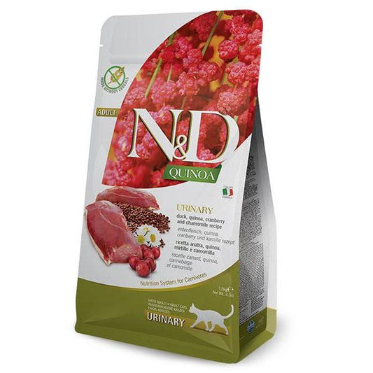 ND Quinoa Urinary Duck Ração para Gatos Farmina 1,5 kg