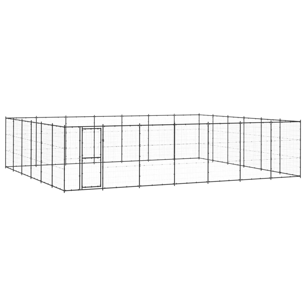 Vidaxl Perrera De Exterior De Acero 50,82 M²_0