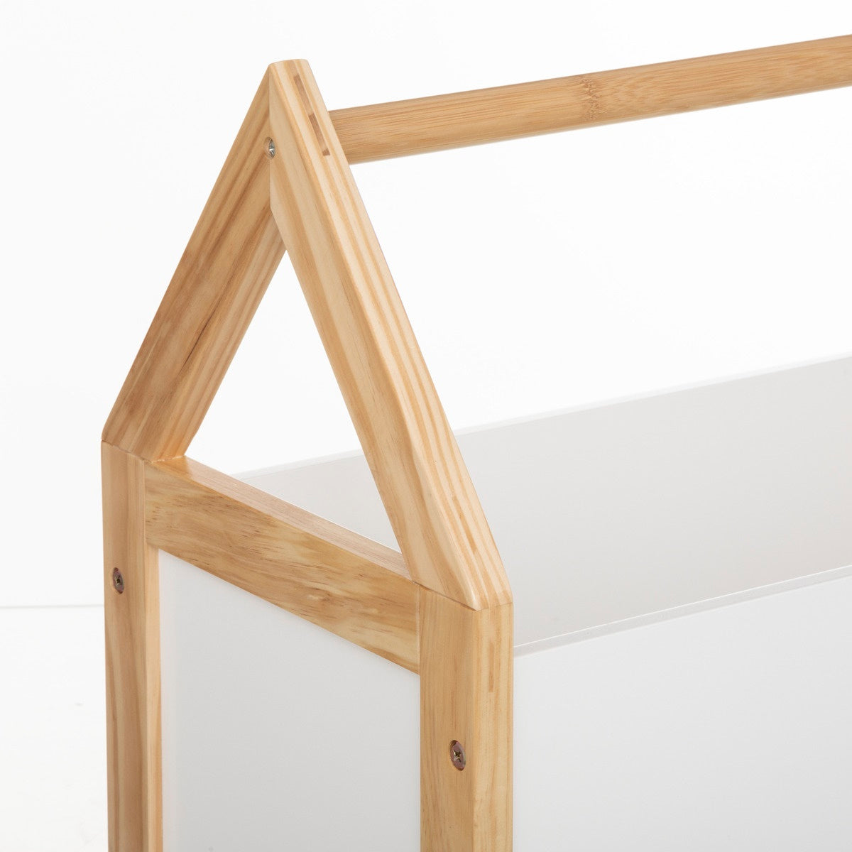 Baúl Infantil Blanco En Madera_1