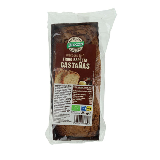 Bolo de Castanha e Espelta Biocop BIO 250 gr