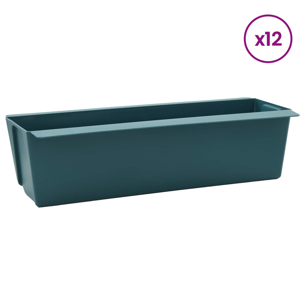 Cajas De Flores Para Palets Euro 12 Uds. Verde Polipropileno_2