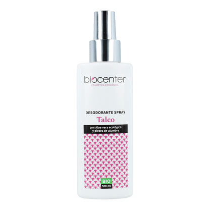 Desodorizante Spray Orgânico Talco Biocenter 100 ml