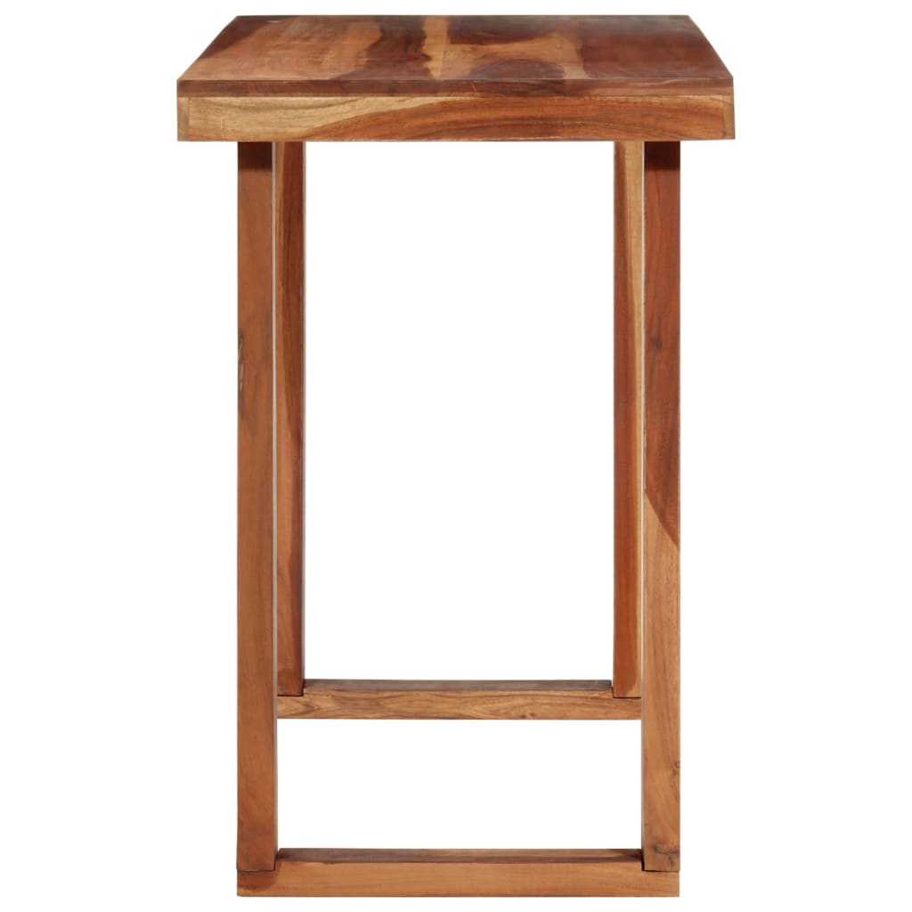 Mesa De Comedor Madera Maciza De Acacia 110x50x76 Cm_1