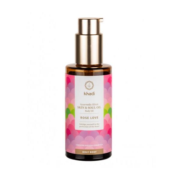 Óleo de Rosa Khadi - Elixir Ayurvédico Regenerador