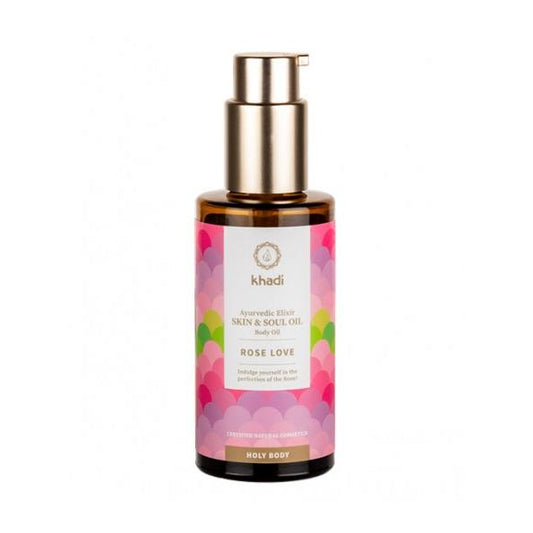 Óleo de Rosa Khadi - Elixir Ayurvédico Regenerador