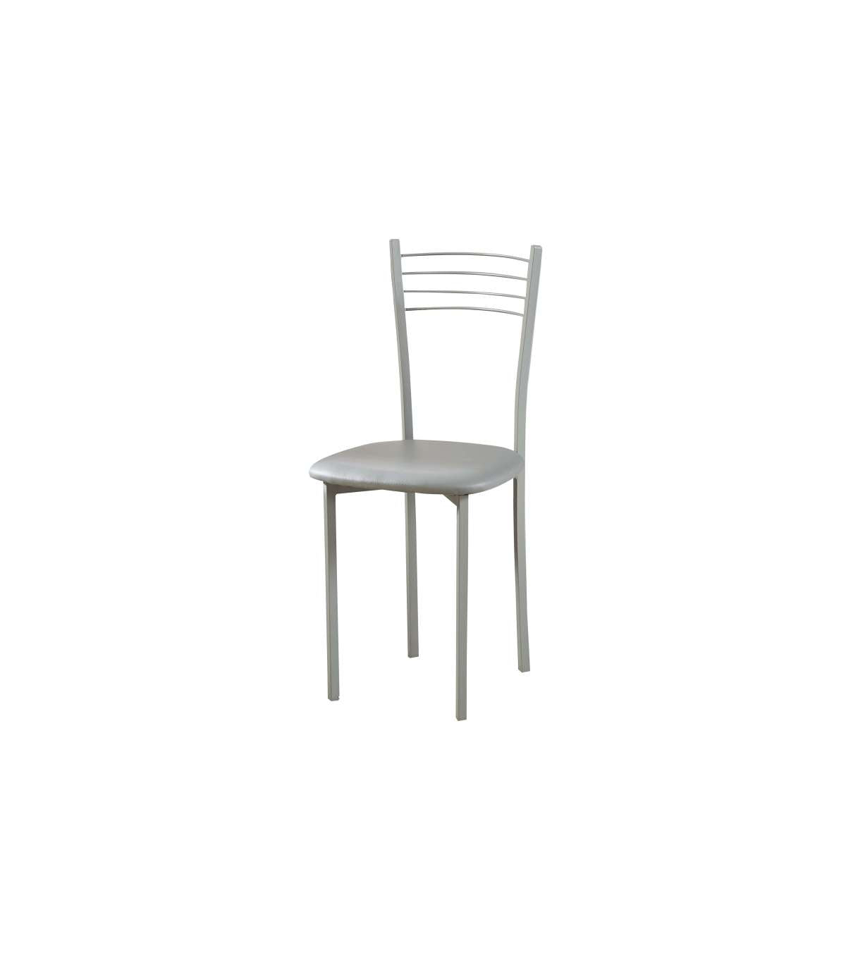 Pack De 4 Sillas Md-gabia Tapizadas En Tejido Pu Gris, 89cm(alto) 40cm(ancho) 45cm(largo)_5