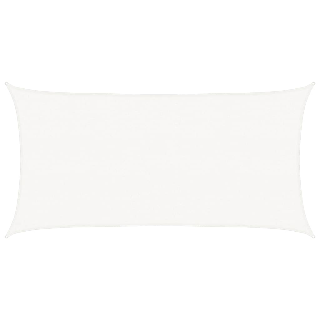 Toldo De Vela Rectangular Hdpe 2x4 M Blanco_0