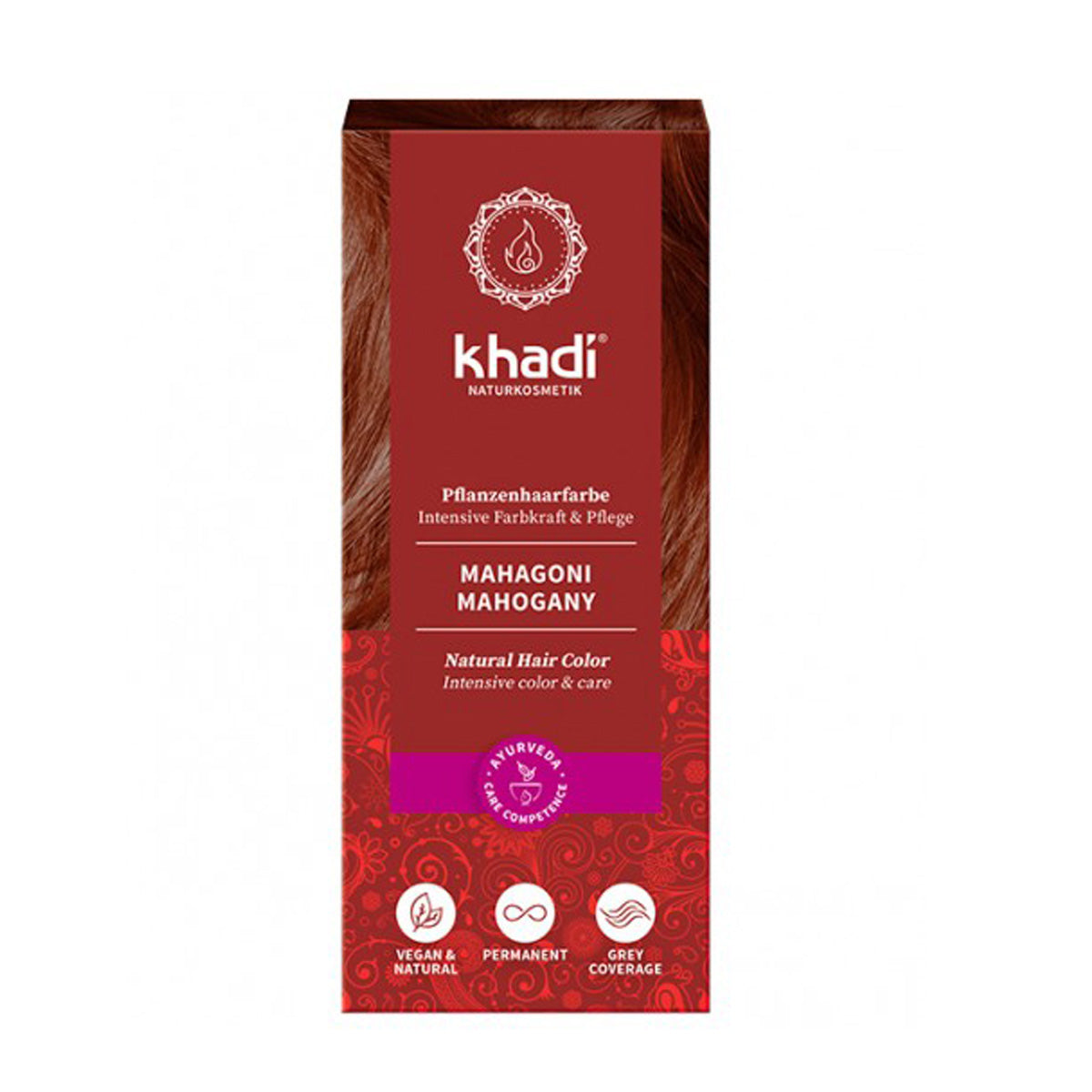 Cor Herbal Mogno-Mogno, KHADI, 100 gr.