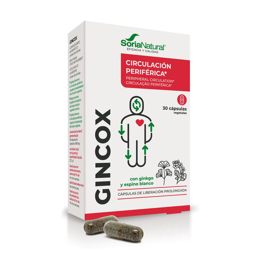 Cápsulas de Gincox, Soria Natural, 30 cápsulas