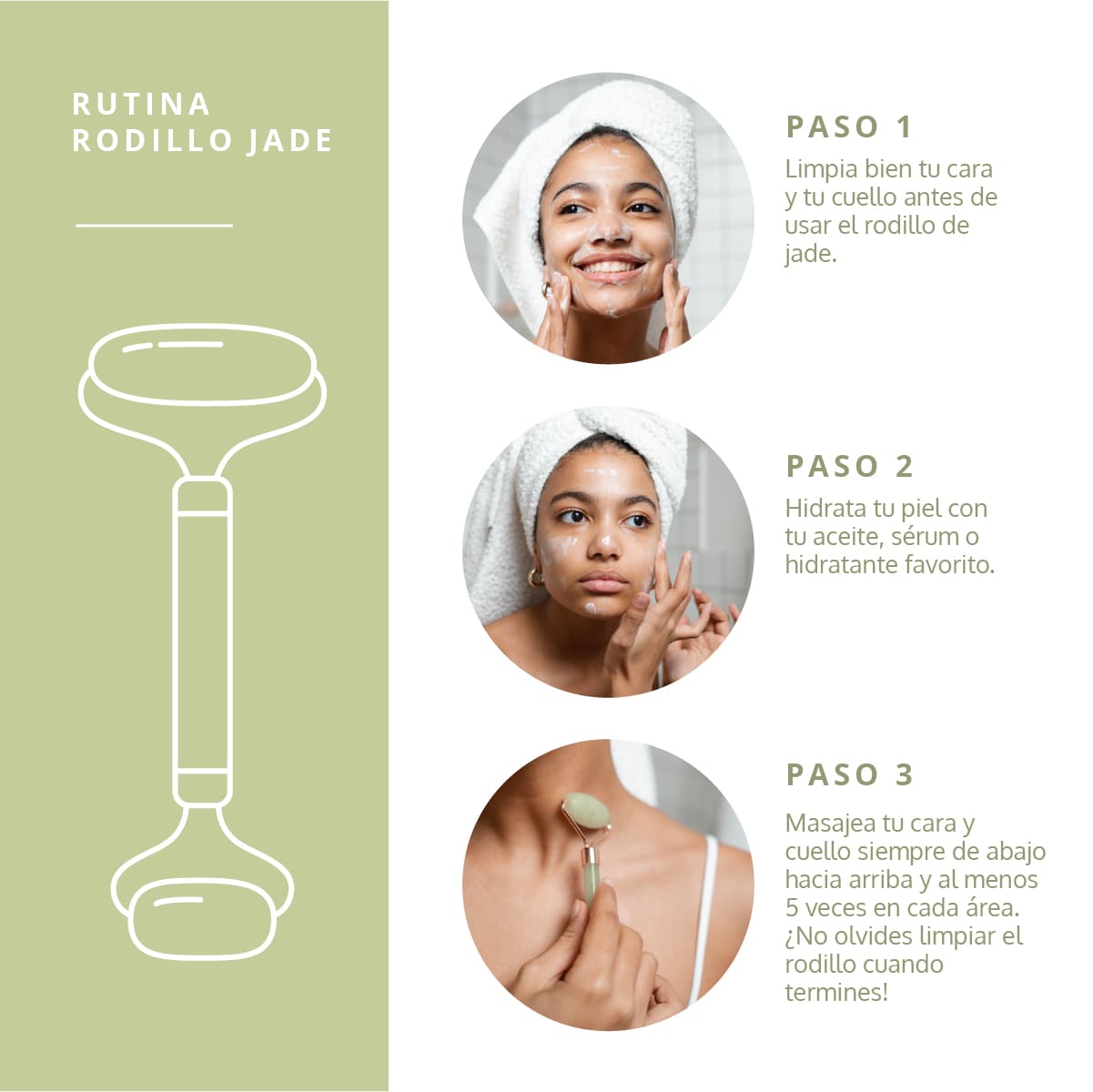 Rodillo De Jade Facial Labnatur | Masaje Facial | Efecto Lifting | Drenaje Y Luminosidad_1