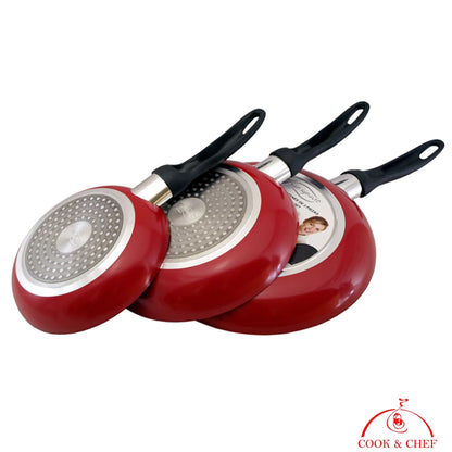 San Ignacio - Top Kitchen Menaje: Pack De 3 Sartenes Con Revestimiento En Mármol Ø16 Cm Ø20 Cm Ø24 Cm_1