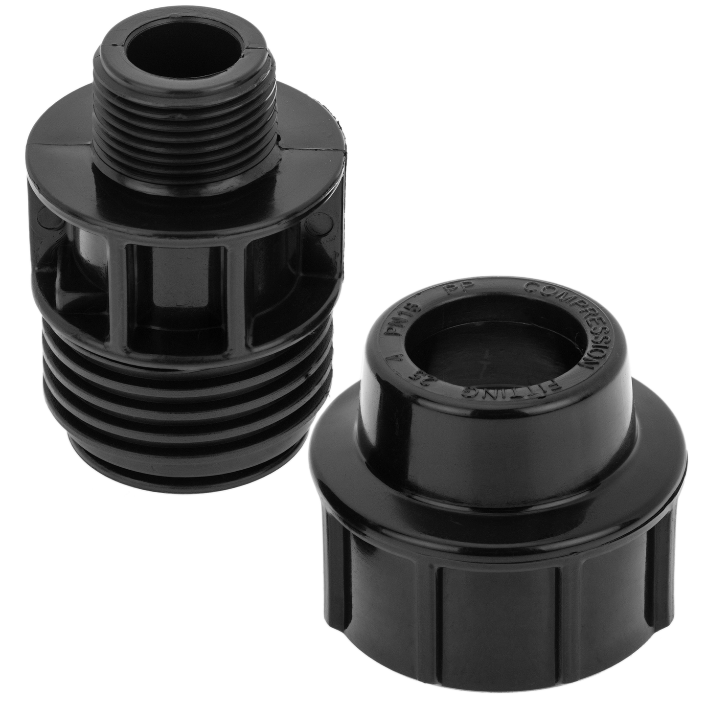 Pack De 5 Unidades Terminal De Rosca Macho De Polietileno 32 Mm X 1“ Para Sistema De Riego_2