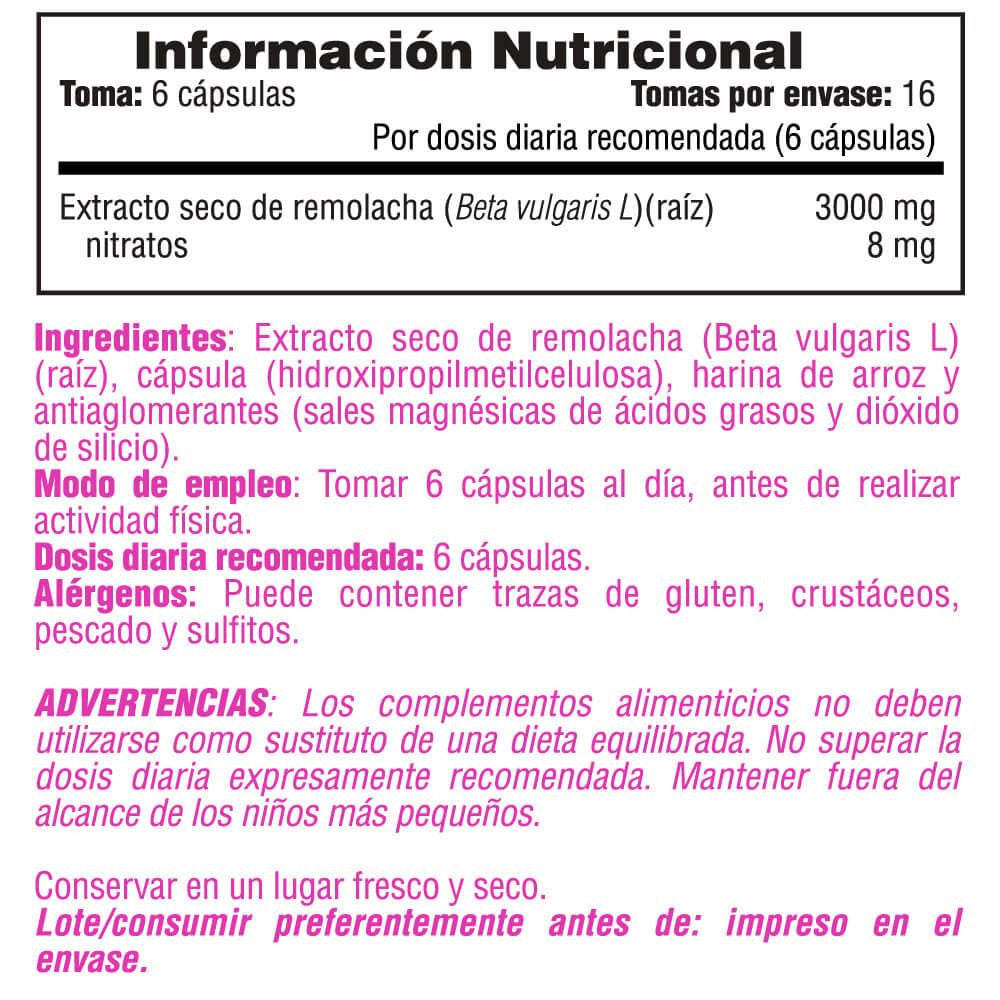 Beet Root Extract (extracto Seco De Remolacha) 3000mg - 100 Cápsulas Vegetales - Antioxidantes - Smart Supplements_5
