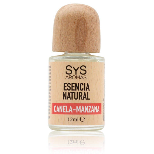 Esencia Natural Canela-Manzana SYS Aromas 12 ml | Aroma Dulce y Afrutado | Para Quemadores y Humidificadores_0