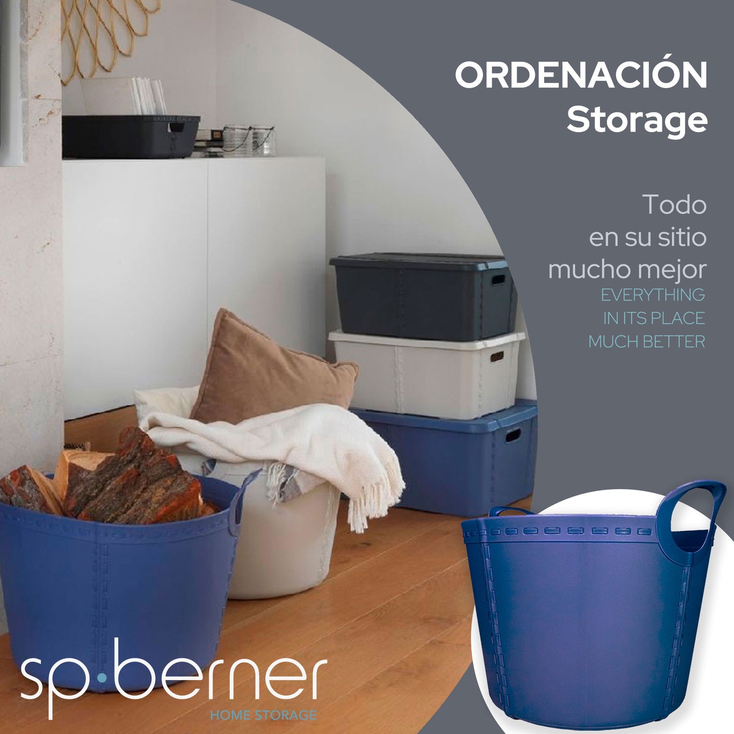 Life Story Cesto Craft Large 40l Violet_1