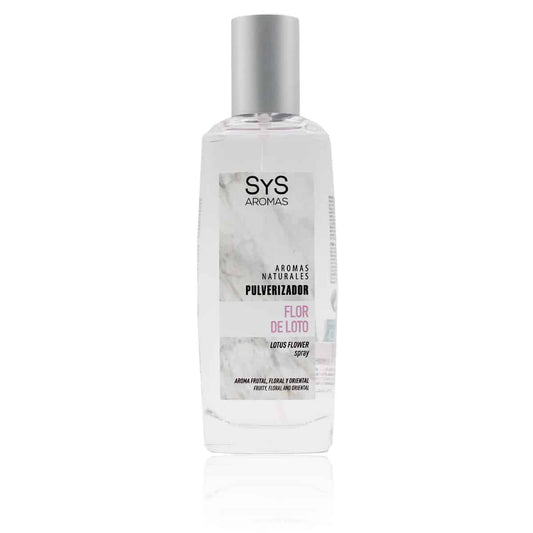 Ambientador Pulverizador Flor de Loto Mármol SYS Aromas 100 ml | Aroma Floral y Oriental | Relajante_0
