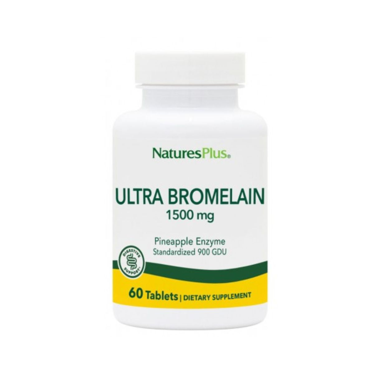 Ultra Bromelaína 1500 mg Nature's Plus 60 comprimidos