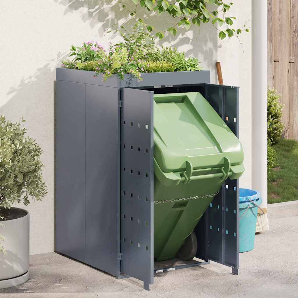 Almacenamiento Para Contenedor Rueda Con Techo Para Plantas Para Contenedor De 240l_3