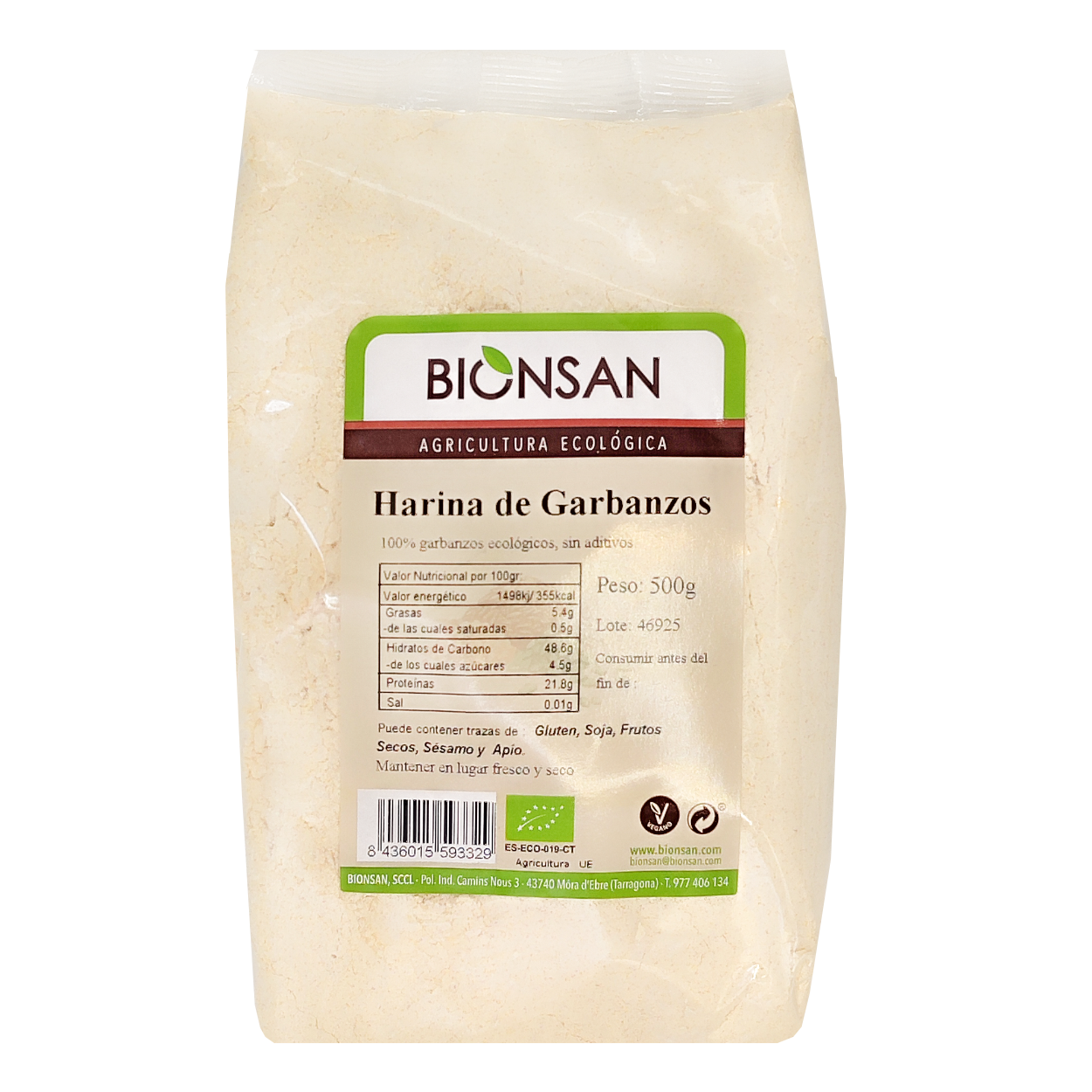 Harina De Garbanzos Eco Bionsan 500gr_0