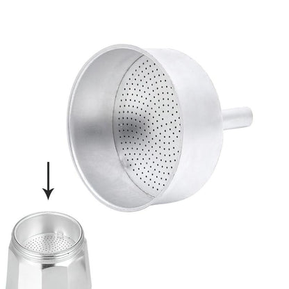 Embudo Cafetera Aluminio Classic / Inducción 9 Tazas_0