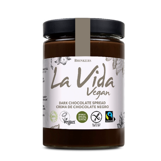 Creme de chocolate negro vegan sem glúten La Vida, 270 g 270 g