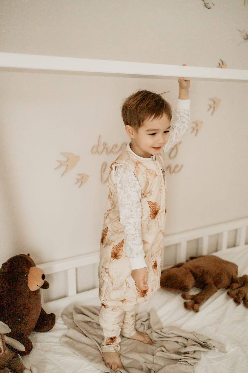 Bohemian Saco De Dormir Con Pies Reversible T-m Jersey Algodón Sleepee_2