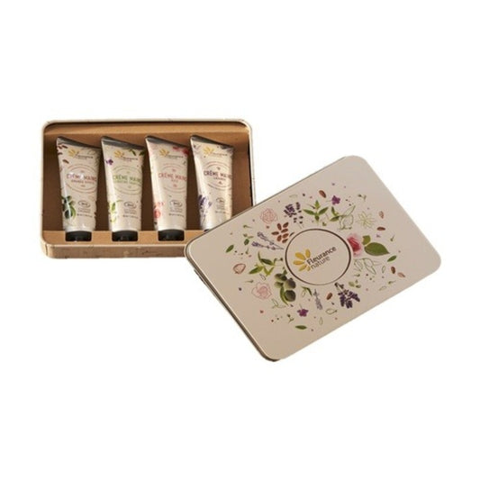 Cofre Beige Cuarteto De Cremas De Manos Fleurance Nature_0
