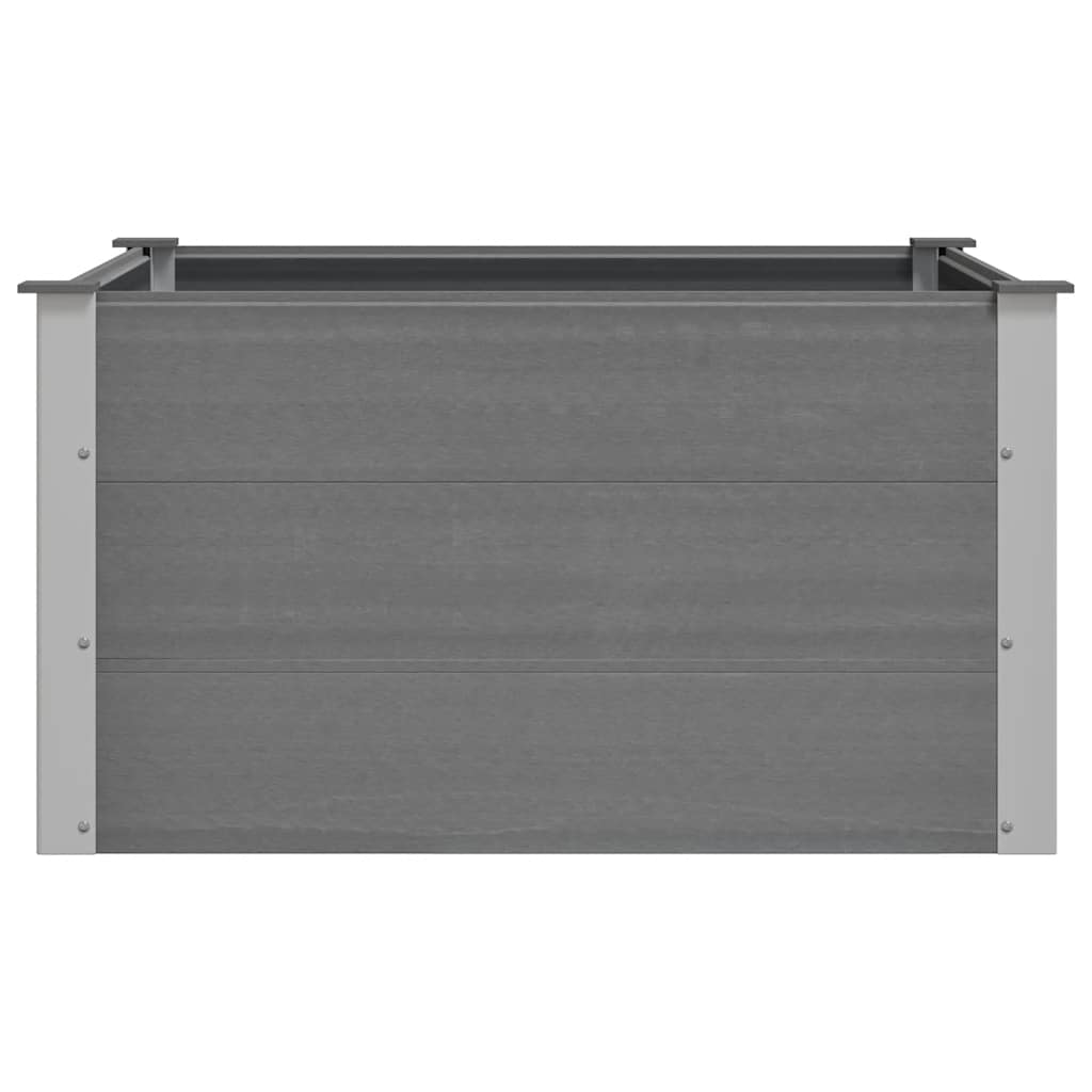 Arriate De Wpc Gris 100x100x54 Cm_4