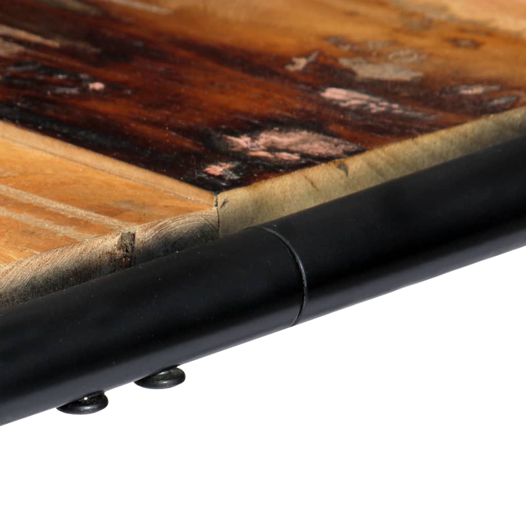 Mesa De Comedor De Madera Maciza Reciclada 118x60x76 Cm_4