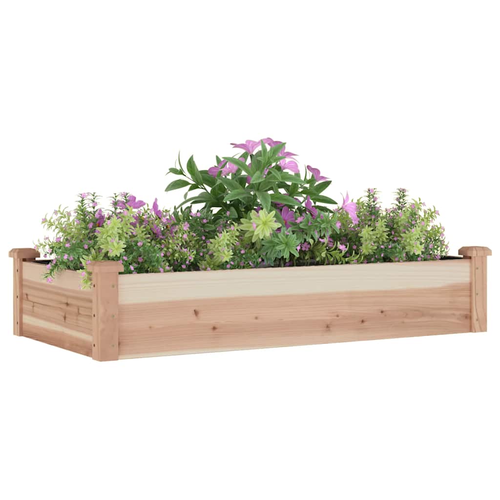 Jardinera Arriate Con Forro Madera Maciza Abeto 120x60x25 Cm_2